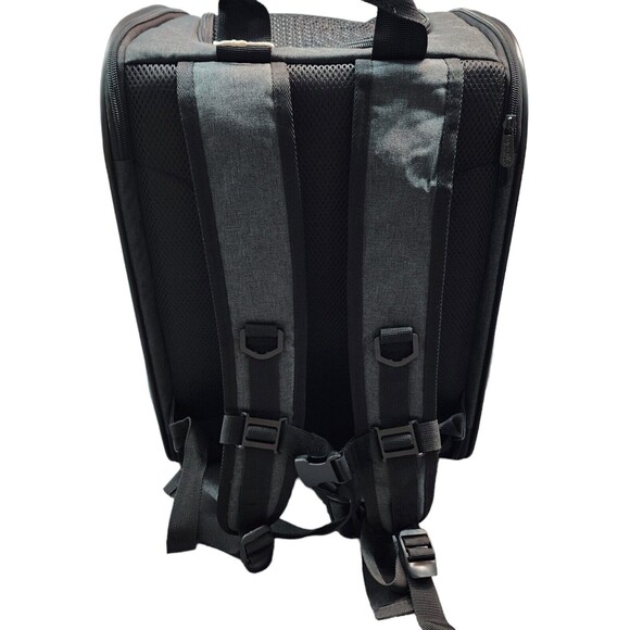 Apollo Walker Pet Backpack Carrier for Large/Small Cats Small Dogs, Puppies Gray - Picture 3 of 9